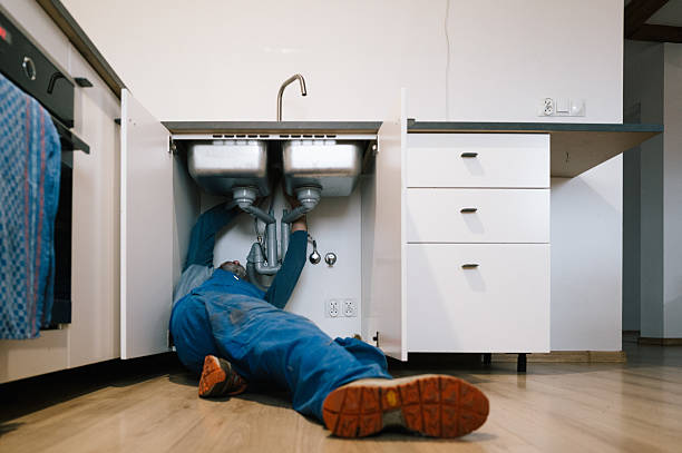 Professional Drain Cleaning technician working in Childress, TX